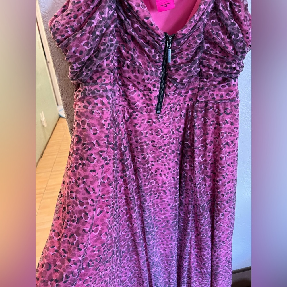 Leopard print Torrid/Betsey Johnson dress